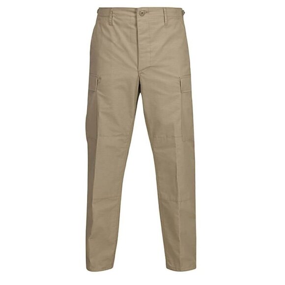 𝅺propper BDU Trouser Pants – Button Fly 100% Cotton F520155250 Khaki - Picture 1 of 5